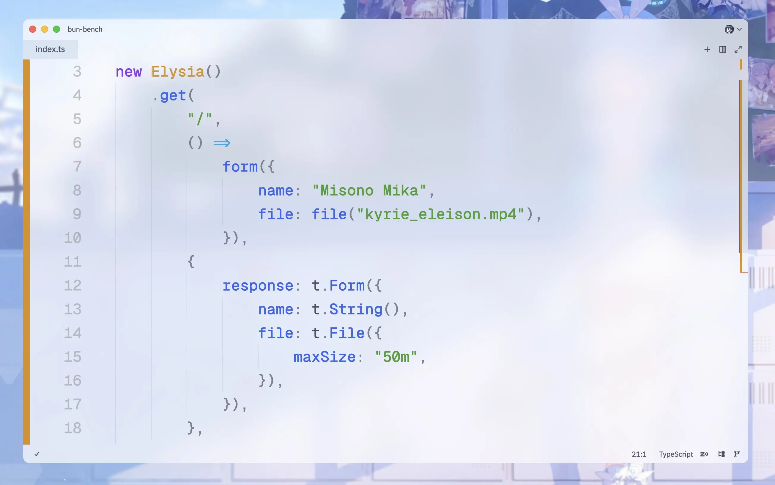 Using t.Form to validate FormData