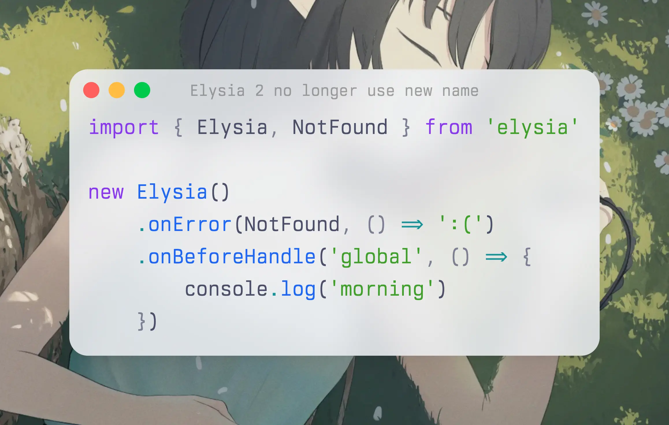 Error hook